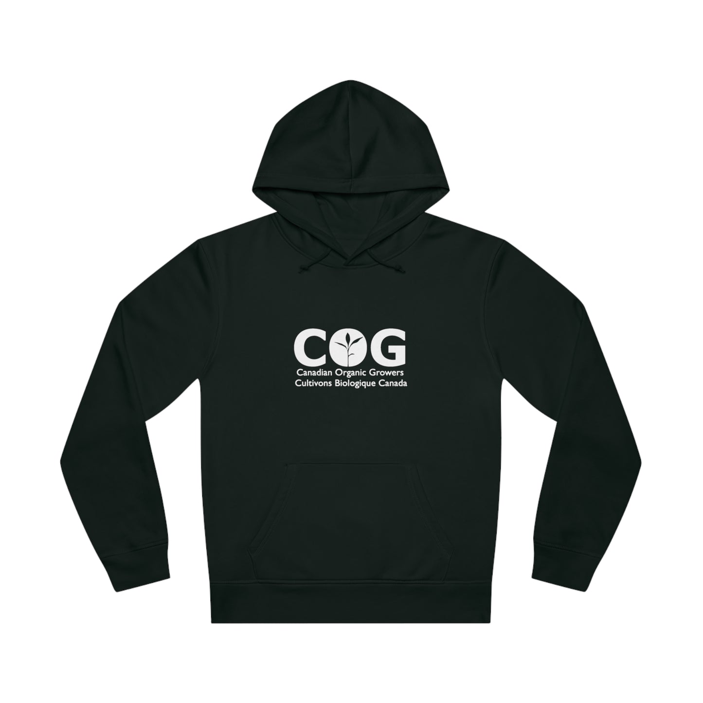 Classic COG Logo Organic Unisex Hoodie