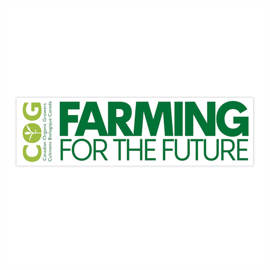 Farming For the Future Bumper Sticker