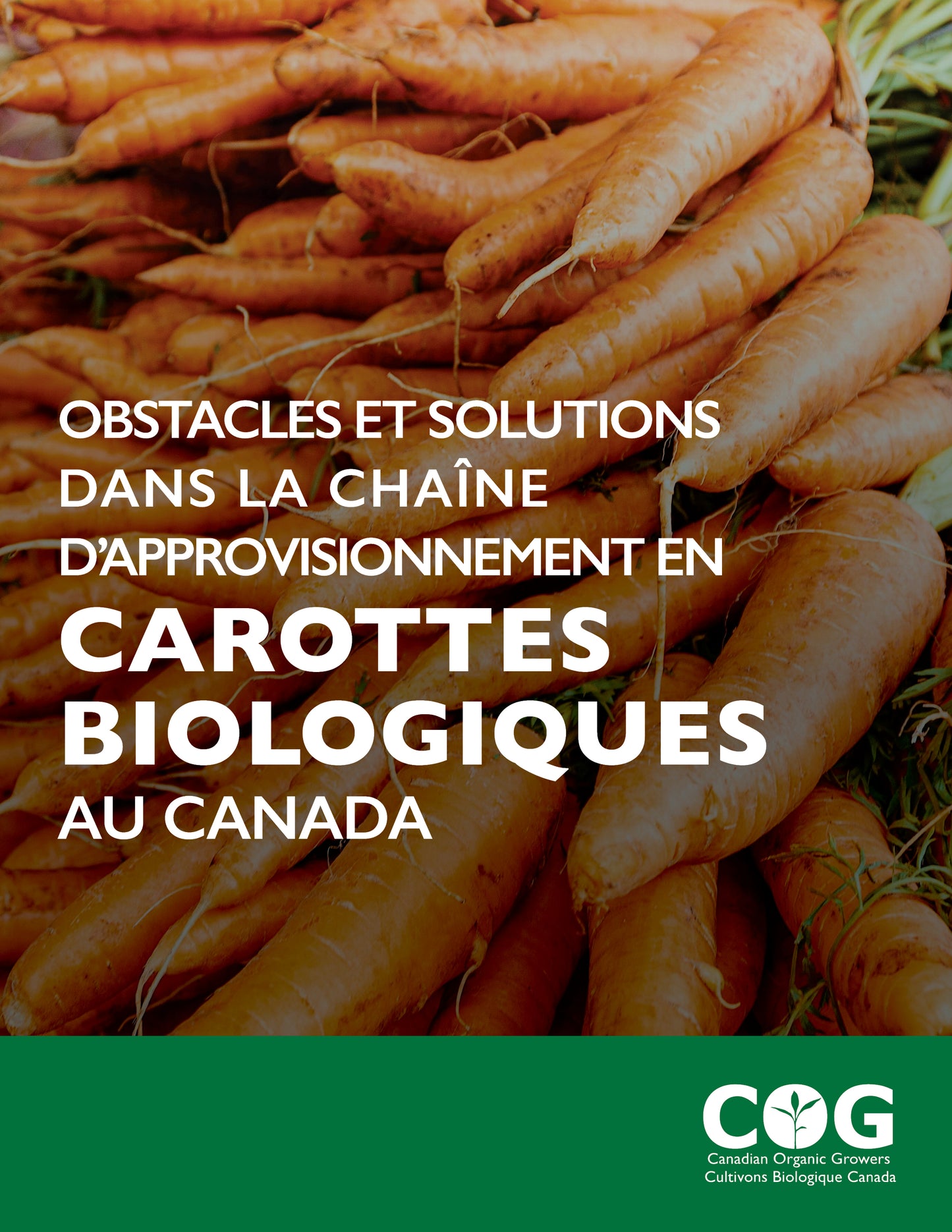 Barriers and Solutions in Canada’s Organic Carrot Supply Chain / Obstacles et solutions dans la chaîne d'approvisionnement en carrotes biologique au Canada