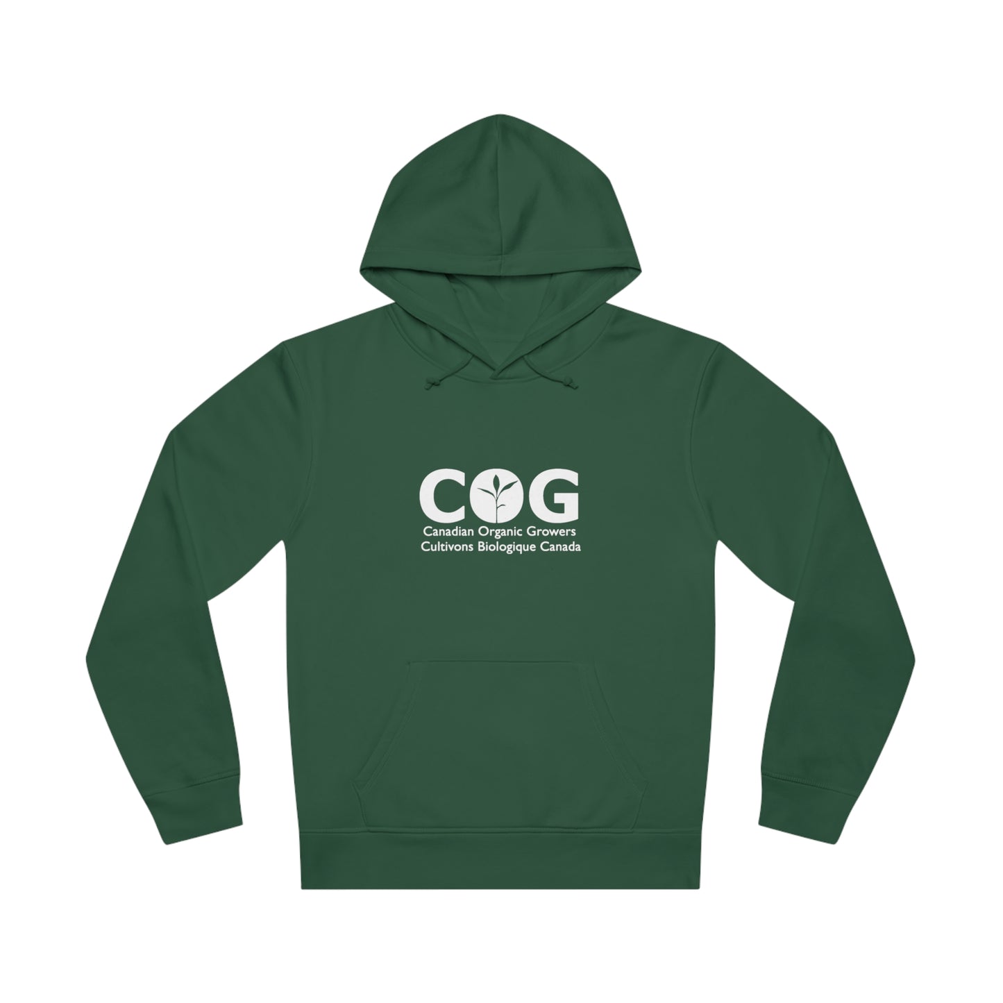 Classic COG Logo Organic Unisex Hoodie