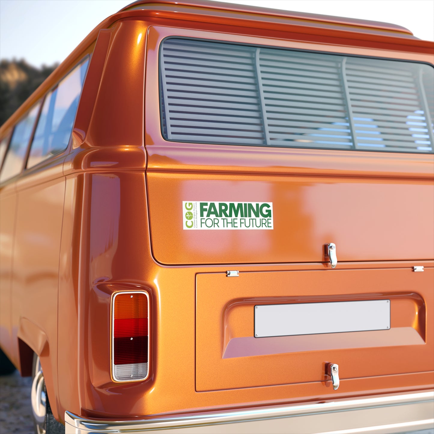 Farming For the Future Bumper Sticker